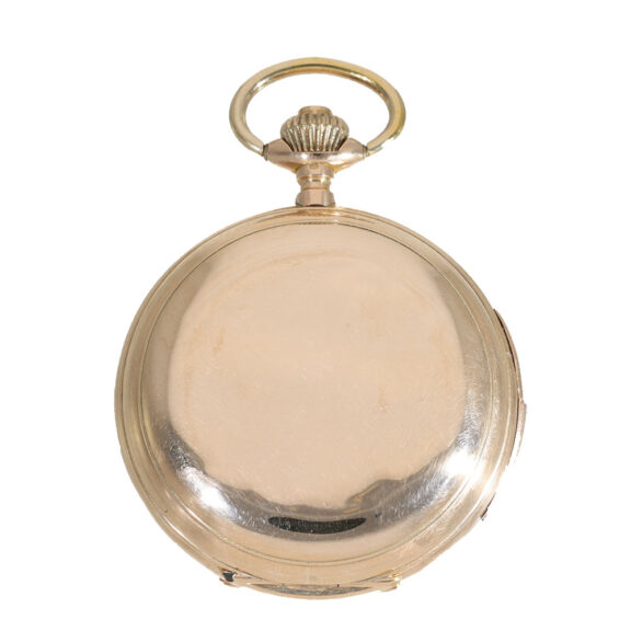 Swiss 14K gold repeating lever precision watch Circa 1890 Swiss 14K gold repeating lever precision watch Circa 1890