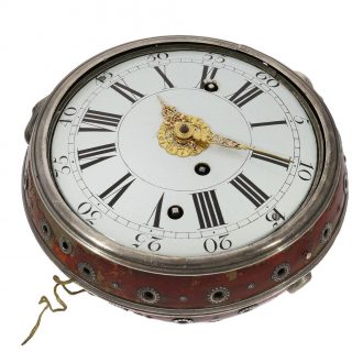 French coach clock with self strike and repeater Circa 1770