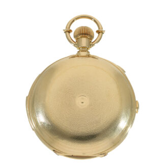Swiss 18 gold pocket watch with nine complications Circa 1885