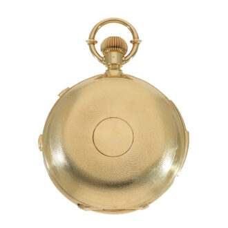 Swiss 18 gold pocket watch with nine complications Circa 1885