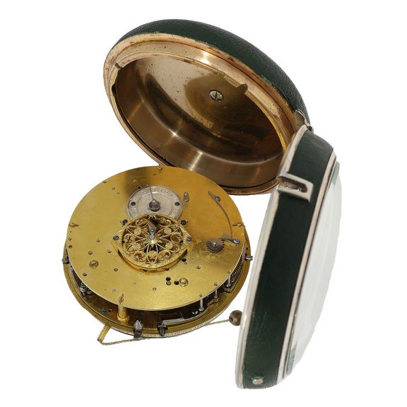 French complicated self strike repeating carriage clock Circa 1800 French complicated self strike repeating carriage clock Circa 1800