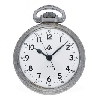American metal military watch with center seconds Circa 1943