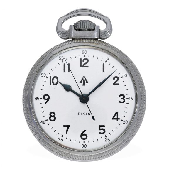 American metal military watch with center seconds Circa 1943