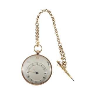 French 18 carat gold watch with experimental lever escapement Circa 1815