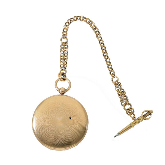 French 18 carat gold watch with experimental lever escapement Circa 1815 French 18 carat gold watch with experimental lever escapement Circa 1815
