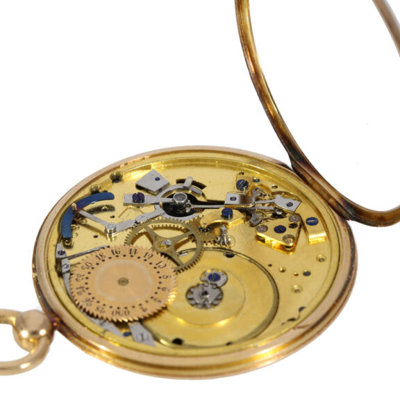 French 18 carat gold watch with experimental lever escapement Circa 1815 French 18 carat gold watch with experimental lever escapement Circa 1815