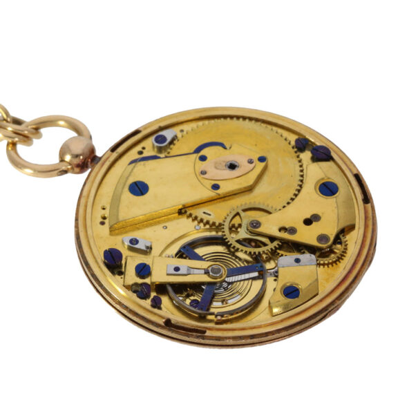 French 18 carat gold watch with experimental lever escapement Circa 1815 French 18 carat gold watch with experimental lever escapement Circa 1815