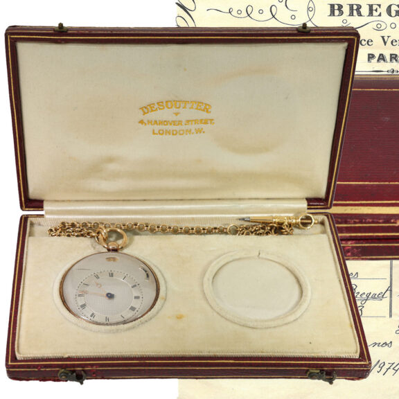 French 18 carat gold watch with experimental lever escapement Circa 1815 French 18 carat gold watch with experimental lever escapement Circa 1815