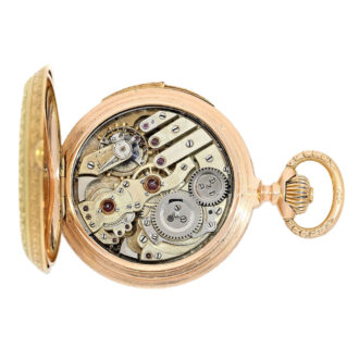 Russian gold/enamel minute repeater watch Circa 1909