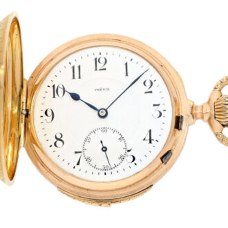 Russian gold/enamel minute repeater watch Circa 1909