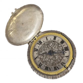 French neck watch with verge escapement and lid Circa 1640