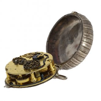 French neck watch with verge escapement and lid Circa 1640 French neck watch with verge escapement and lid Circa 1640