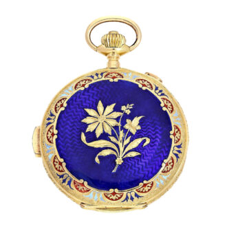 Swiss gold chronograph minute repeating watch Circa 1900 Swiss gold chronograph minute repeating watch Circa 1900