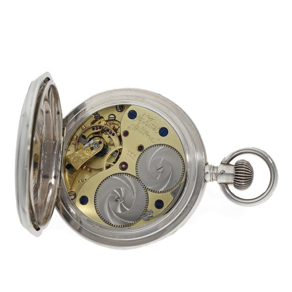 German silver observation deck chronometer Circa 1885 German silver observation deck chronometer Circa 1885