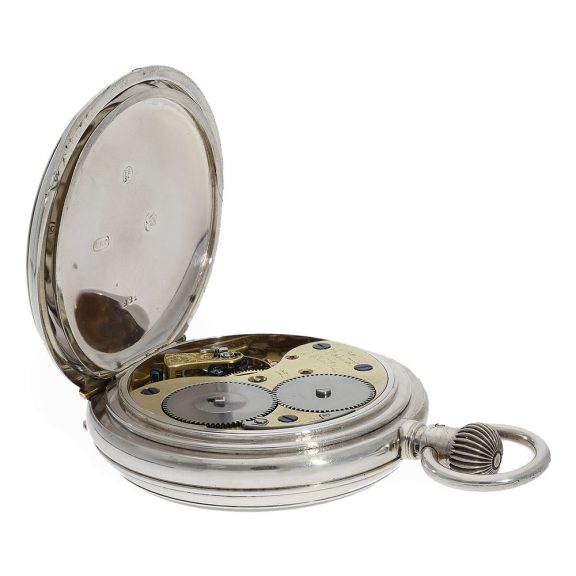 German silver observation deck chronometer Circa 1885 German silver observation deck chronometer Circa 1885