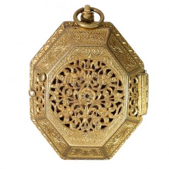 German large octagonal Renaissance clock with striking mechanism Circa 1590 German large octagonal Renaissance clock with striking mechanism Circa 1590
