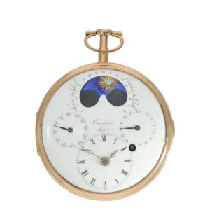 Swiss 18 carat gold astronomical verge watch Circa 1800