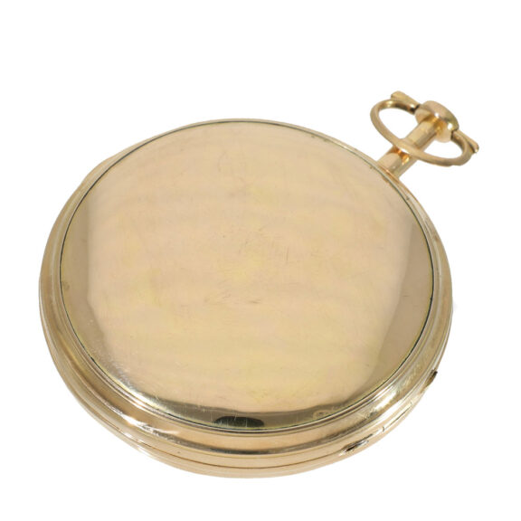 Swiss 18 carat gold astronomical verge watch Circa 1800 Swiss 18 carat gold astronomical verge watch Circa 1800