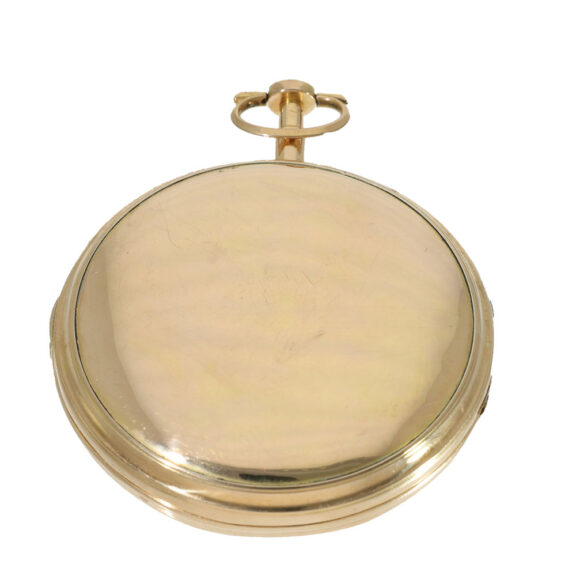 Swiss 18 carat gold astronomical verge watch Circa 1800 Swiss 18 carat gold astronomical verge watch Circa 1800