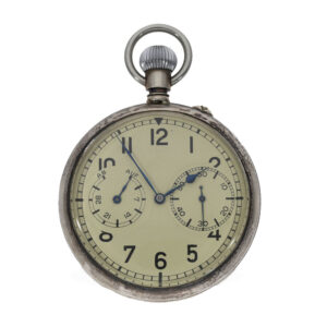 German silver submarine observation watch with special dial Circa 1942