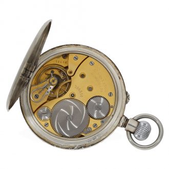 German silver submarine observation watch with special dial Circa 1942