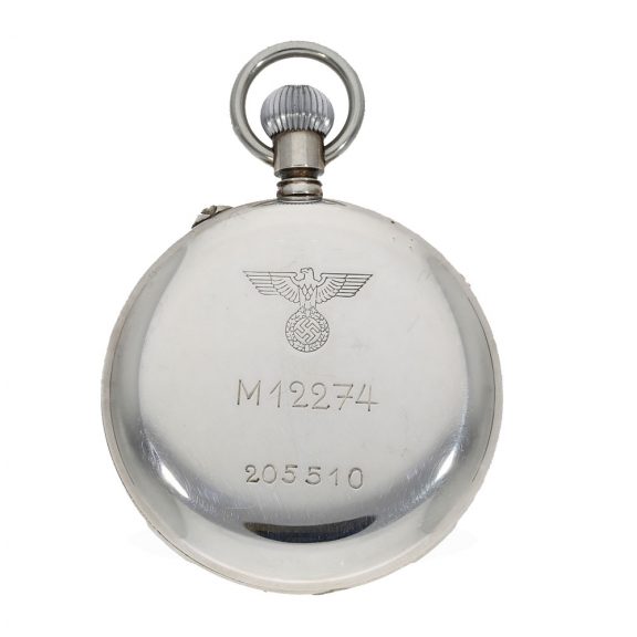 German silver submarine observation watch with special dial Circa 1942 German silver submarine observation watch with special dial Circa 1942