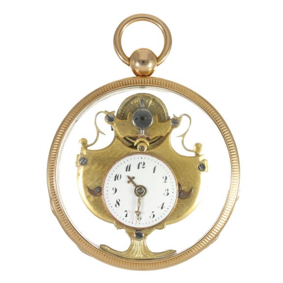 Swiss gold and enamel verge for the Chinese market Circa 1780