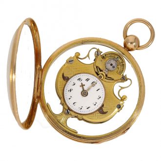 Swiss gold and enamel verge for the Chinese market Circa 1780