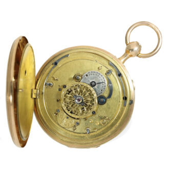 Swiss 18 carat gold extremely fine “Punchinello” automaton Circa 1820
