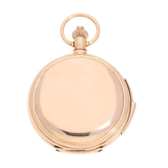 Heavy Swiss gold carillon minute repeating watch Circa 1900