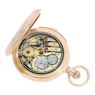 Heavy Swiss gold carillon minute repeating watch Circa 1900