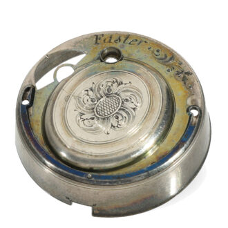 English 22 carat repoussé verge pocket watch Circa 1705