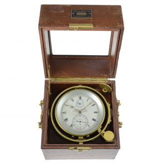 Interesting German deck chronometer with 56h power reserve Circa 1952