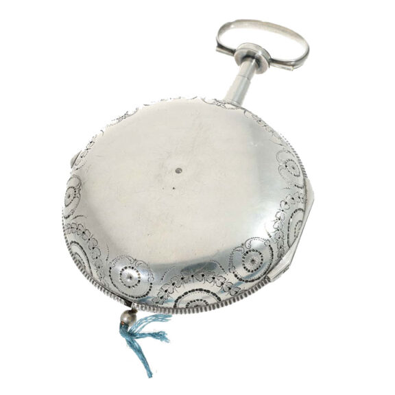 French silver cased coach clock in excellent condition Circa 1790 French silver cased coach clock in excellent condition Circa 1790