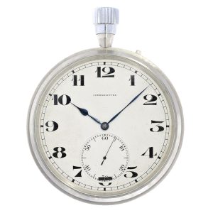 Swiss stainless steel observatory chronometer watch Circa 1890