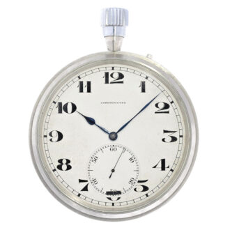 Swiss stainless steel observatory chronometer watch Circa 1890 Swiss stainless steel observatory chronometer watch Circa 1890