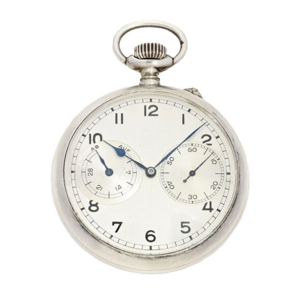 German silver military lever pocket watch Circa 1944