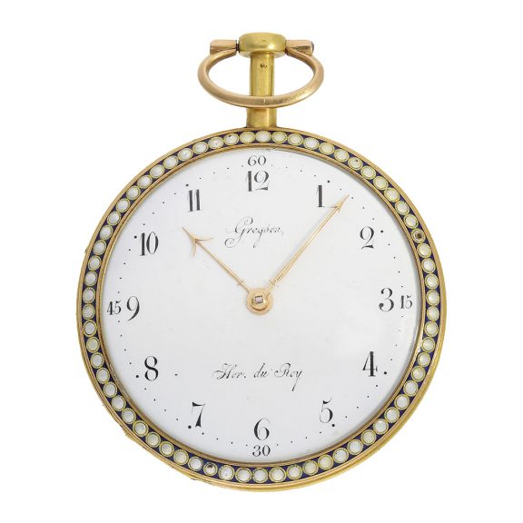 French ultra flat pocket watch with comma escapement Circa 1780 French ultra flat pocket watch with comma escapement Circa 1780