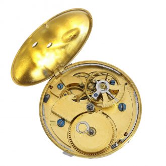 French ultra flat pocket watch with comma escapement Circa 1780