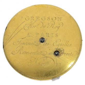 French ultra flat pocket watch with comma escapement Circa 1780
