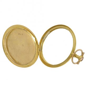 French ultra flat pocket watch with comma escapement Circa 1780