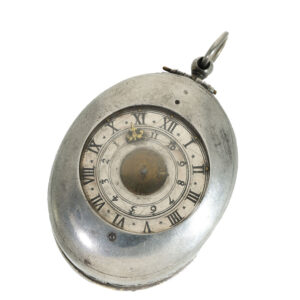 German silver early oval puritanical verge watch Circa 1625