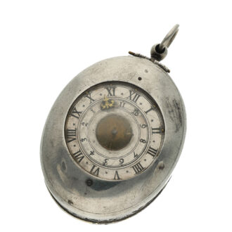 German silver early oval puritanical verge watch Circa 1625