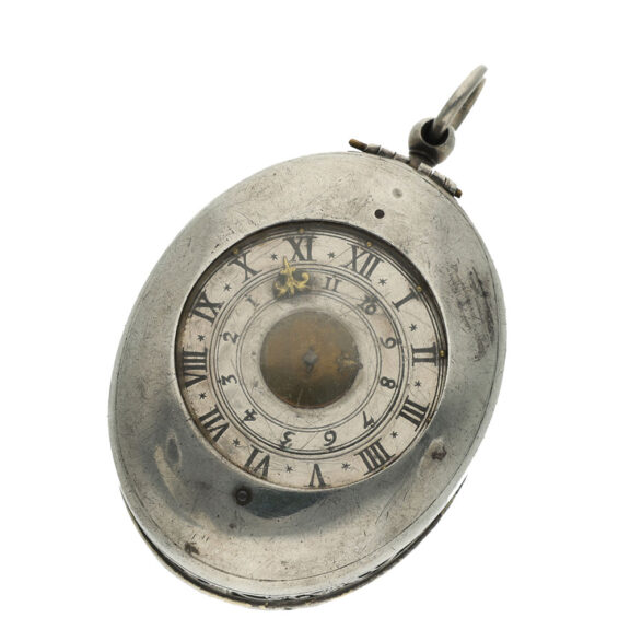 German silver early oval puritanical verge watch Circa 1625 German silver early oval puritanical verge watch Circa 1625
