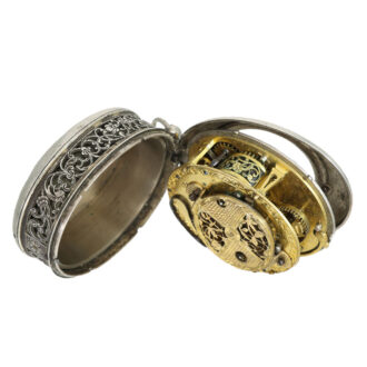 German silver early oval puritanical verge watch Circa 1625