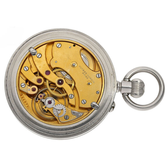 Swiss steel deck chronometer with power reserve Circa 1943 Swiss steel deck chronometer with power reserve Circa 1943