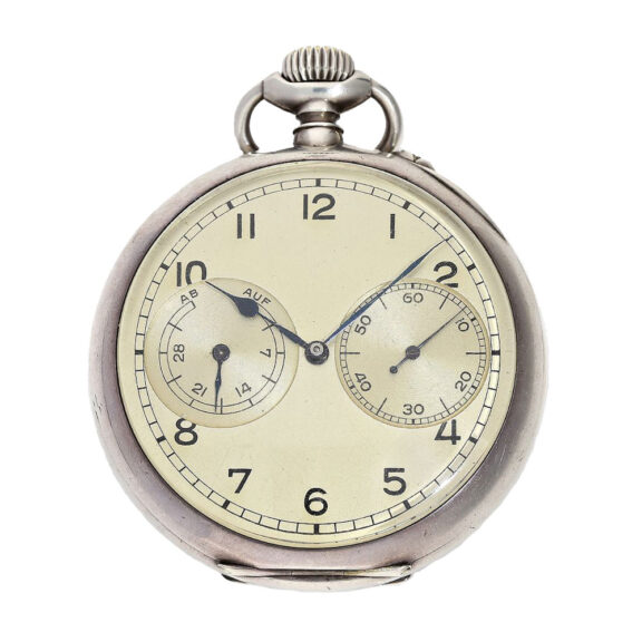 Highly interesting silver lever German navy watch Circa 1941