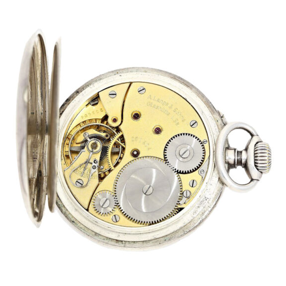 Highly interesting silver lever German navy watch Circa 1941 Highly interesting silver lever German navy watch Circa 1941