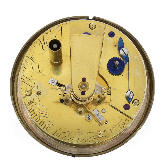 Important English brass marine box chronometer Circa 1824 Important English brass marine box chronometer Circa 1824