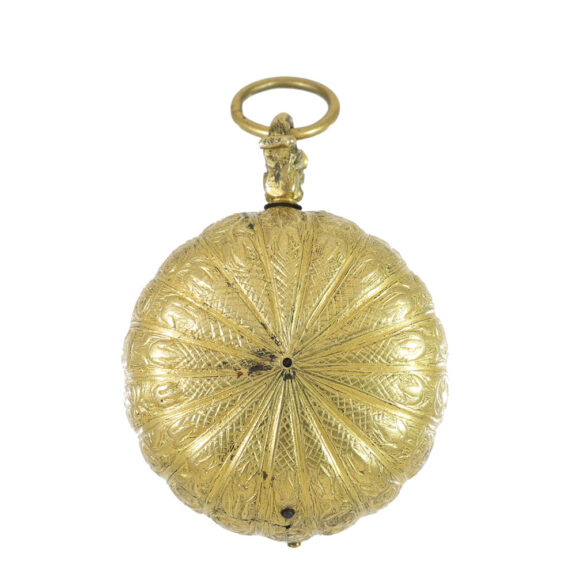 French rock crystal pendant watch with stackfreed Circa 1635 French rock crystal pendant watch with stackfreed Circa 1635